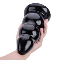 Sex-shop pour adultes, gros dildos en PVC noir, énormes plugs anaux, jouets de masturbation pour femmes et hommes