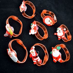 ของเล่นไฟกระพริบหลากสีราคาถูกสำหรับเด็ก ของขวัญ นาฬิกาข้อมือเรืองแสง LED สร้างสรรค์ ของเล่นเรืองแสง - Product Image 5