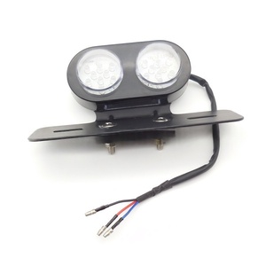 Feu arrière de moto, feu stop double rond pour moto, feu arrière LED modifié pour tricycle électrique, accessoires pour motos - Product Image 1