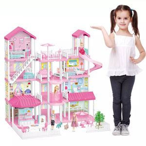 Casa de Muñecas de Diseño de Moda KSF, Casa de Juego de Imitación de Princesa para Armar con Muebles, Accesorios y Muñecas para Juguetes de Shantou - Product Image 2