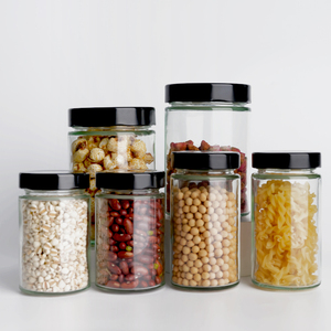 Contenitore per Alimenti Riciclato <span class=keywords><strong>da</strong></span> <span class=keywords><strong>500</strong></span> <span class=keywords><strong>Ml</strong></span>, <span class=keywords><strong>Vasetti</strong></span> per Marmellata, Contenitore <span class=keywords><strong>in</strong></span> <span class=keywords><strong>Vetro</strong></span> con Coperchio Metallico Alto - Product Image 4