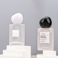 En stock – Flacon de parfum à col vissé 30 ml 50 ml, flacon pulvérisateur en verre dépoli, flacon de parfum vide pour transfert