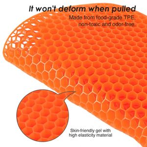 Tpe Washable Gel <b>Cushion</b> 100% Polyester Rectangular Honeycomb Gel <b>Cushion</b> Summer Cooling Car Seat <b>Cushion</b> - Product Image 5