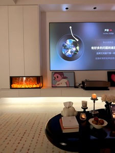 Bán buôn gỗ rắn Treo Tường TV đứng trang trại phong cách lò sưởi lưu trữ Tủ nóng bán hợp thời trang TV đơn vị cho phòng khách - Product Image 4