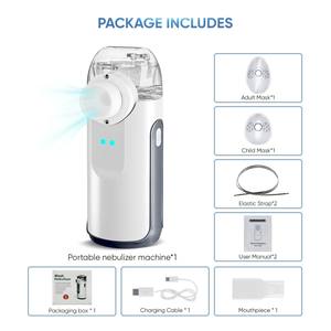 Mini Ultrasonic Mesh Nebulizer Portable Inhaler <span class=keywords><strong>Machine</strong></span> Nebulizer médico recarregável para adultos e crianças - Product Image 3