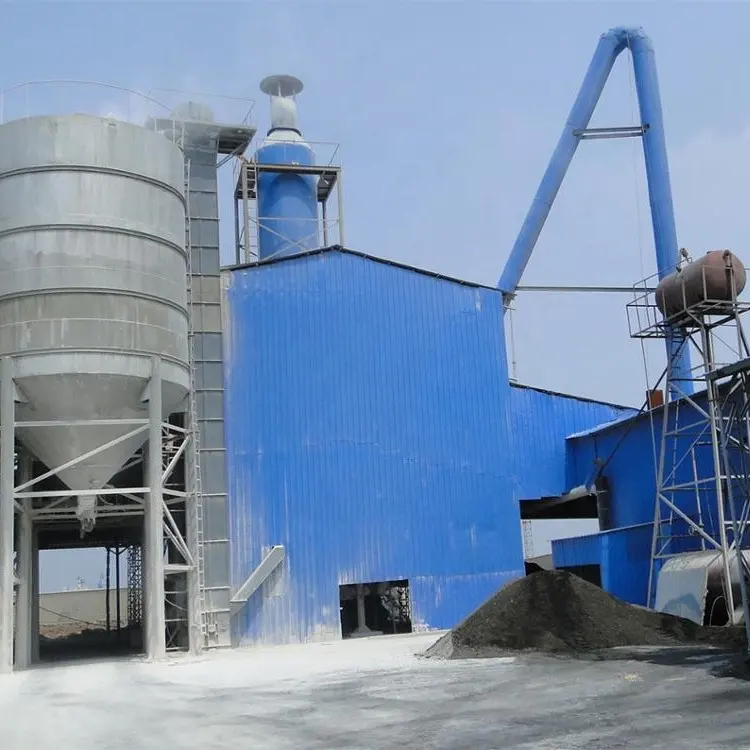 China precio barato de fábrica de yeso en polvo equipo de producción para la construcción