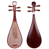 Großhandel Chinesisches Pipa-Instrument Rotholz 5-Saiten-Pipa Komplettset für Anfänger mit Koffer Fabrikpreis für Musikgeschäfte & Schulen