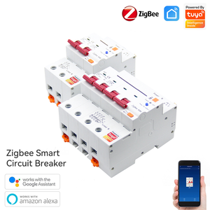 Tuya Smart Home Metering Circuit Breaker Remote Control Zigbee+RS485 <b>Real</b> Time Monitoring Short Circuit Leakage Protection - Product Image 2
