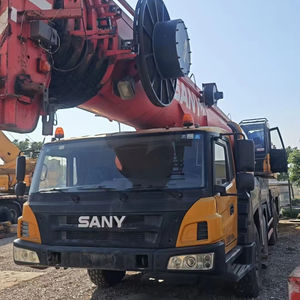 Grue sur camion hydraulique Sany 160 tonnes, modèle 2023, hauteur de levage 60m, d'occasion, faible usure, performances exceptionnelles, moteur, boîte de vitesses, engrenages - Product Image 1