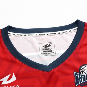 T-shirts uniform for playing basketball at College design new basketball jersey settings with name and number for team - Product Image 5