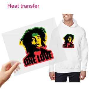 Plant Customized Reliable Quality Dtf Heat Transfer Designs Smooth Surface Durable In Use Heat Press Iron On Sticker For T Shirt