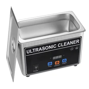 Limpiador Ultrasónico para Relojes, Uñas, Dentaduras Postizas, Gafas, Joyas, Retenedores Dentales, Limpiador Ultrasónico Portátil de 800 ml para el Hogar e Industrial - Product Image 1
