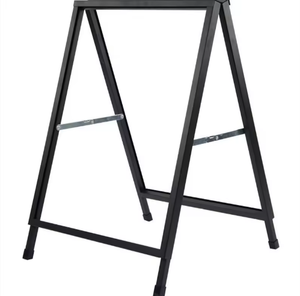 Support d'affichage de panneau publicitaire noir imperméable d'intérieur, support de sol, double face, vertical, cadre d'affiche en aluminium pour la promotion - Product Image 1