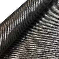 Tissu en fibre de carbone 360 g/m² 6K sergé ou uni, toile de carbone sèche robuste pour composants automobiles et moulage sous vide de résine