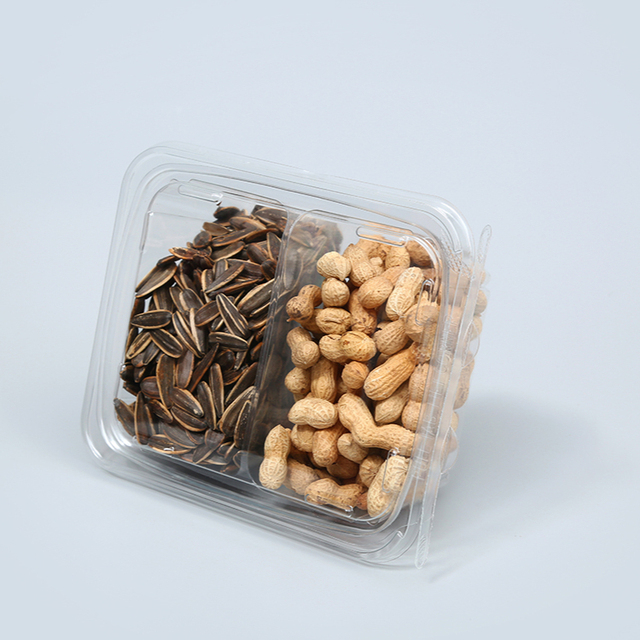 Wholesale Disposable Rectangle Clear Dry Food Tamper Evident Storage Containers Plastic Sealed Storage