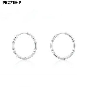 Pendientes de Aro de Moda 2.5*14, Modelo PE2719 para Mujer, Joyería de Alta Calidad - Product Image 1