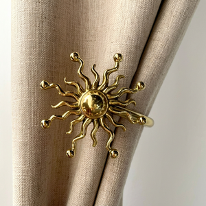 Antique Gold Bird <b>Curtain</b> Holdback Decorative Window Hardware Traditional Style Metal <b>Hook</b> <b>with</b> Floral Design - Product Image 1