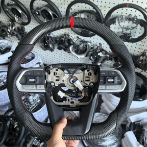 <span class=keywords><strong>พวงมาลัย</strong></span>คาร์บอนไฟเบอร์แบบกำหนดเองสำหรับ Toyota Prado 120 150 Yaris Tacoma LC200 A90 Supra 4Runner Mark X CHR 79 Series Hiace - Product Image 1