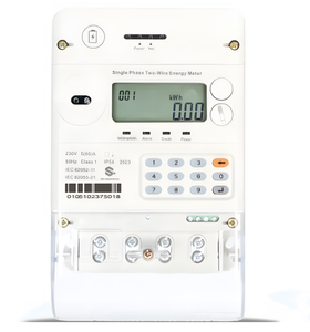 Clavier numérique intelligent <span class=keywords><strong>monophasé</strong></span> à deux fils infrarouge RF <span class=keywords><strong>compteur</strong></span> de jeton <span class=keywords><strong>d</strong></span>'électricité prépayé <span class=keywords><strong>compteur</strong></span> <span class=keywords><strong>d</strong></span>'<span class=keywords><strong>énergie</strong></span> gris RS 485/RF/PLC numérique - Product Image 1
