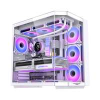 LOVINGCOOL 2025 Nouveau design Vente en gros Boîtier d'ordinateur Boîtier PC Gamer Tour moyenne Ordinateur de bureau de jeu PC Gamer Boîtier ATX MATX ITX