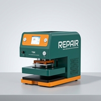 Nouvelle machine de pressage pneumatique TBK 201P 2026, laminateur chauffant 800W pour la réparation des écrans et des coques arrière de téléphones portables
