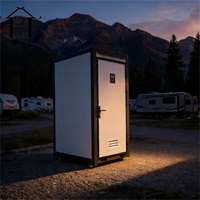 Toilettes portables de conception moderne, préfabriquées, pour le camping en plein air, fabriquées par des fabricants