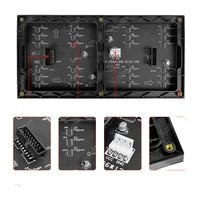 Módulo de Pantalla LED Interior P4 256x128, Pantalla LED de Alta Resolución, Panel LED de Pared