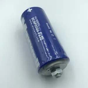 Condensador de tornillo con barras 2.7v3000f, superalto, 2,7 V, 3000 f
