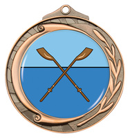 Sculpture en Relief 3D en métal, Badge, épingle de sport, cadeau personnalisé, Logo sur mesure, trophée d'aviron, médaille artisanale