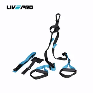 Durable Strength Adjustable Fitness Suspension Straps Set Home Sling Trainer Set