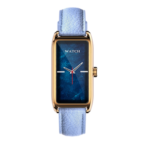 DoraT Damen Tank-Inspirierte Quadratische Smartwatch mit Kleeblatt-Zifferblatt, IP68 Wasserdicht, Herzfrequenz- und Schlafüberwachung, Nachrichtenbenachrichtigungen - Product Image 1