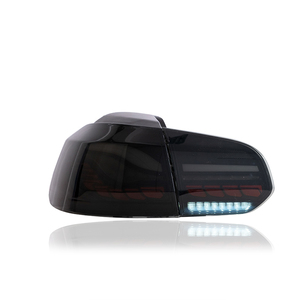 Feux arrière de voiture KGKB pour VW <span class=keywords><strong>Golf</strong></span> <span class=keywords><strong>6</strong></span> MK6 2010-2012, style écailles de dragon, <span class=keywords><strong>LED</strong></span> dynamiques, accessoires de feux arrière automatiques - Product Image 4