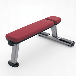 Commercial Flat Adjustable Steel Workout Bench with Safety Features Metal Frame for Gym <b>Strength</b> <b>Training</b> - Product Image 1