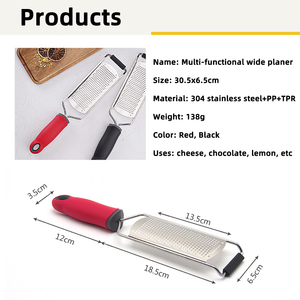 Formaggio pialla formaggio pialla Multi-funzionale in acciaio inossidabile affilato strumento di frutta e verdura formaggio pialla affettatrice affilato utensile da cucina - Product Image 4