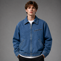 Vestes pour hommes, vêtements de créateur à la mode, veste en jean vintage pour hommes, fournisseur en gros
