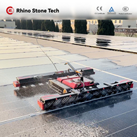 Équipement de nettoyage photovoltaïque à alimentation modulaire, conception modulaire, pour les fermes solaires commerciales et résidentielles, robot de nettoyage de panneaux solaires