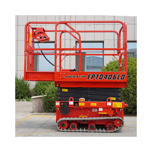 Elektrik Mini tırtıl uygun hava operasyonları için makaslı kaldırma tablası 3m 4m 5m 6m izlendi - Product Image 4