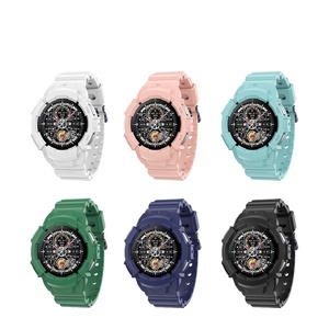 Correa de goma deportiva de repuesto + funda para Samsung <span class=keywords><strong>Galaxy</strong></span> <span class=keywords><strong>Watch5</strong></span> <span class=keywords><strong>Pro</strong></span>, <span class=keywords><strong>45mm</strong></span>, 40mm y 44mm, banda de silicona integrada para reloj - Product Image 2