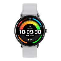 1.32 İnç Yuvarlak AMOLED Akıllı Saat 466 x 466 Döner Düğme 123 Spor Modu BT Arama Akıllı Saat Kalp Atış Hızı Kan Oksijeni