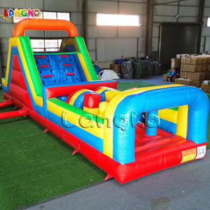 Parcours d'obstacles gonflable commercial à louer pour fêtes, château gonflable, jeux gonflables populaires et abordables pour les fêtes d'enfants - Product Image 3