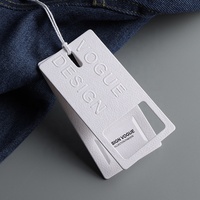 Étiquette Volante Personnalisée de Luxe pour Vêtements Découpée sur Mesure, Étiquette Balise de Marque Personnalisée pour Étiquettes de Vêtements, Vente en Gros d'Usine