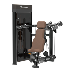 Machine de musculation des épaules en acier réglable avec pile de poids de 80 kg pour un entraînement efficace des muscles supérieurs à domicile ou en salle de sport - Product Image 1