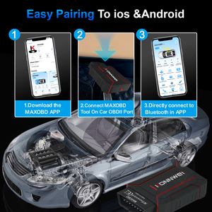 Herramienta de Diagnóstico Profesional para Vehículos MAXOBD, Sistema Completo OBDII, Escanea y Diagnostica Miles de Problemas de Vehículos - Product Image 5
