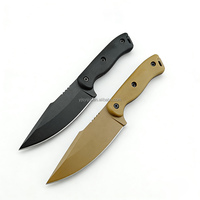 Couteau de camping droit BK-18 multifonctionnel, haute dureté, industriel, épaissi, pour la chasse, EDC, en acier D2, nylon, Kydex, DIY