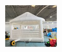 Château gonflable de mariage personnalisé pour enfants, location de dôme gonflable extérieur pour fêtes, avec souffleur
