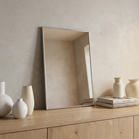Miroir de sécurité en acrylique incassable avec cadre en aluminium, miroir mural incassable pour les écoles, les prisons et les gymnases