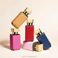 Étui de luxe élégant en cuir PU pour vaporisateur de parfum, pochette de rangement pour huiles essentielles, sac à cosmétiques pour rouge à lèvres