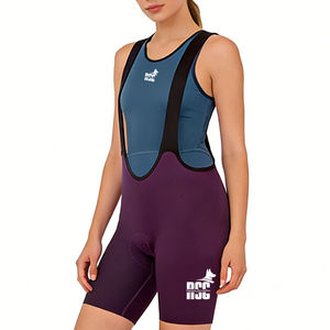 Pantalones Cortos de Ciclismo para <span class=keywords><strong>Mujer</strong></span>, Tejido Italiano Personalizado, Transpirables, para Deportes al Aire Libre, con Acolchado - Product Image 1