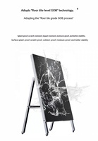 Affichage numérique LED portable pliable, contrôle sans fil par application, intérieur/extérieur, étanche, sur pied, mural intelligent, taille personnalisable