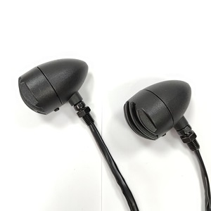 Luz Intermitente Retro para Motocicleta, 12V, Metálica, 3 Lentes, Luz Lateral Universal para Mejora y Reequipamiento - Product Image 2